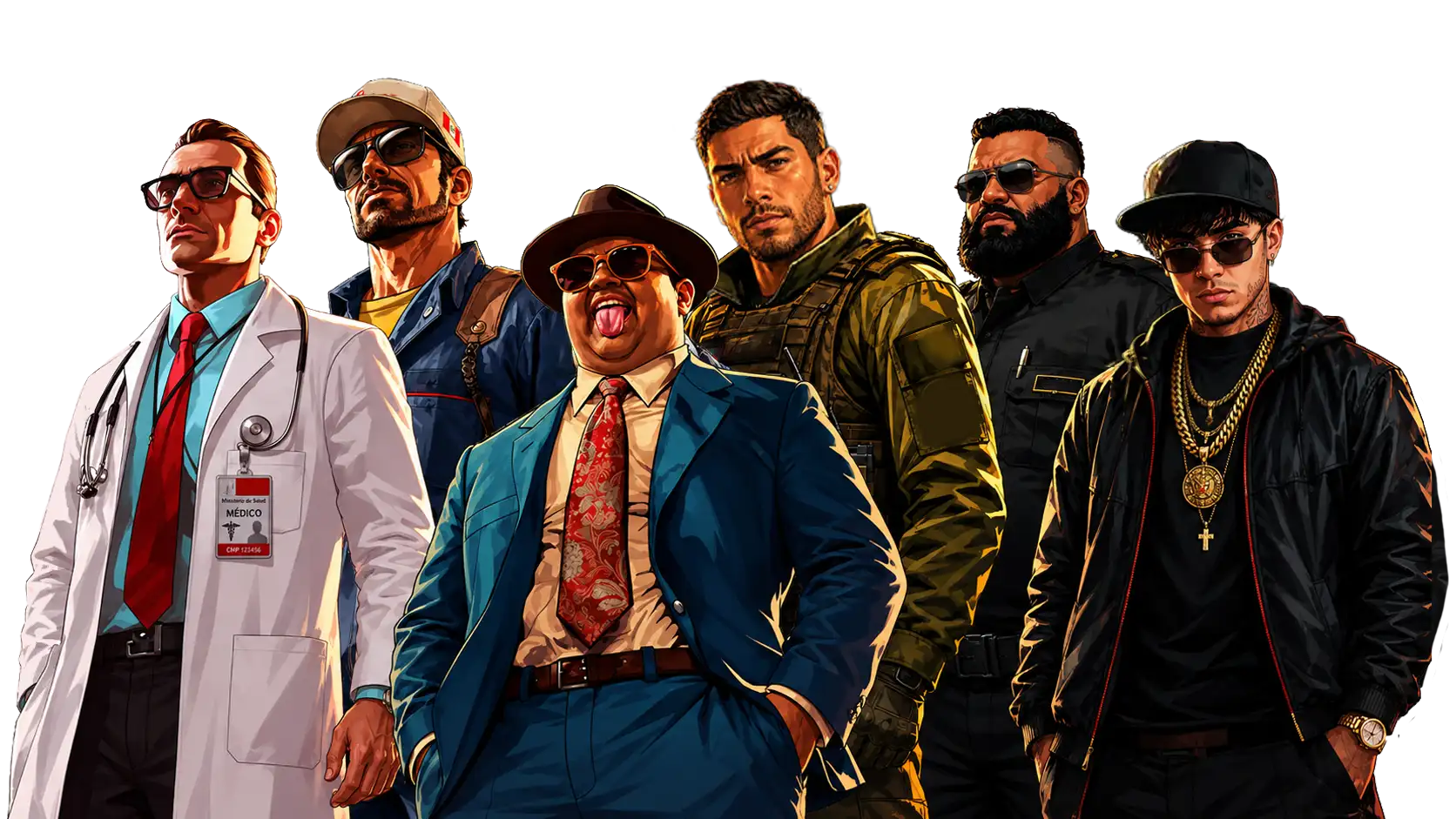 Big House RP Characters